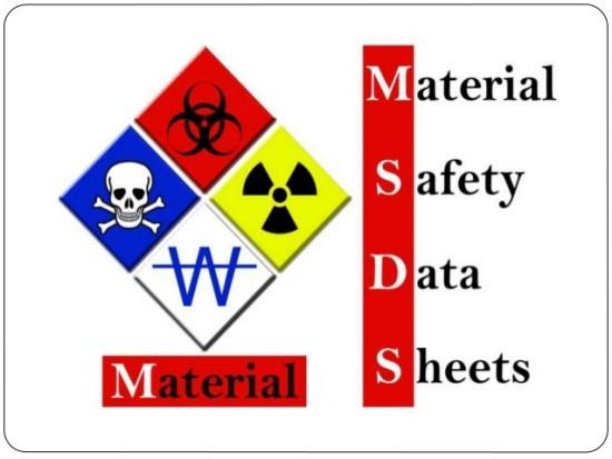 MSDS là gì? Thông tin về Bảng chỉ dẫn an toàn vật liệu hóa học (Material Safety Data Sheet)